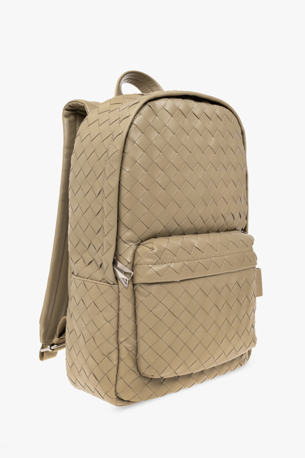 Bottega Veneta Vintage Intrecciato Brown Woven Leather Backpack – Amarcord  Vintage Fashion